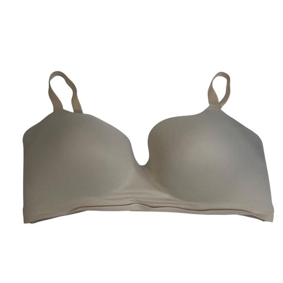 Soma 38DD Enbliss Wireless Bra Beige Nude Padded Seamless Comfort Stretch - Picture 2 of 16